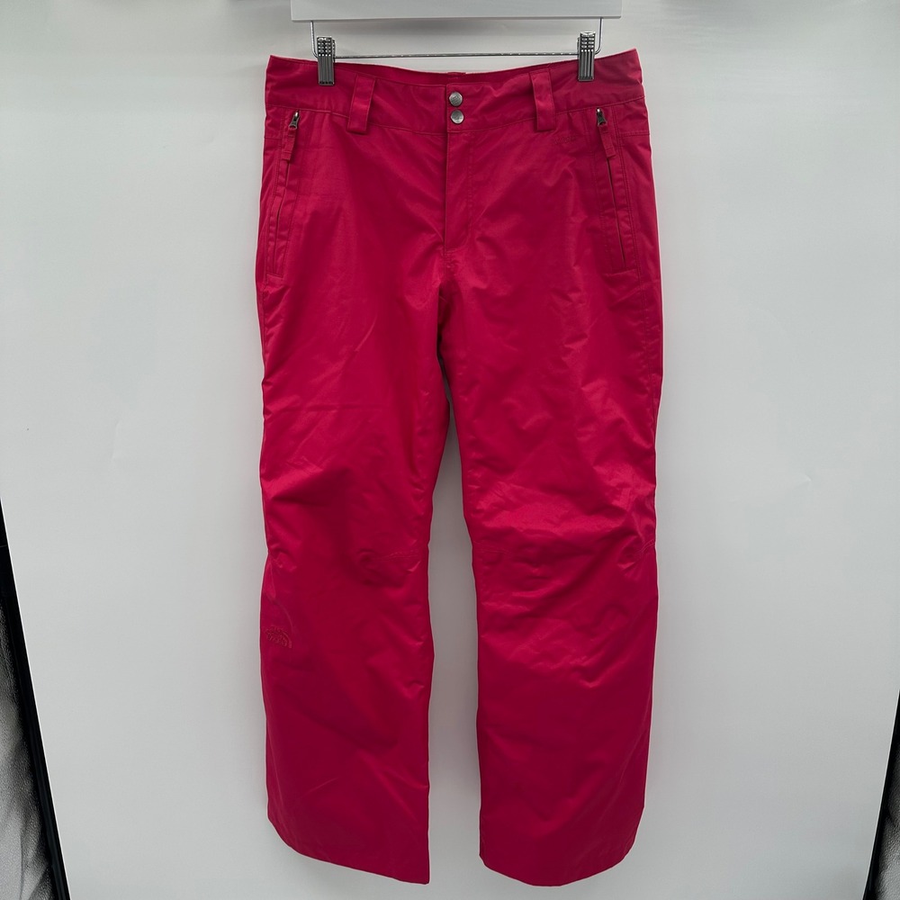 The North Face HyVent Pink Insulated Snow Pants Womens Medium M Ski Snowboard - Picture 2 of 16